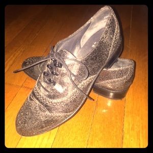 Stuart Weitzman - Leather lace up oxford flats